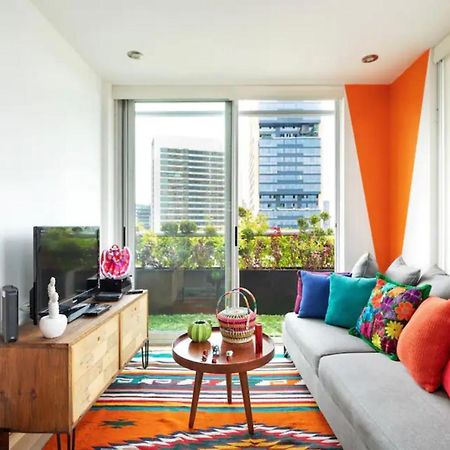 Departamento Mexicano En Polanco. Pool - Gym - Parking 墨西哥城 外观 照片