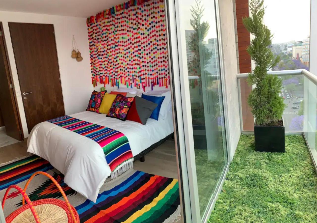 Departamento Mexicano En Polanco. Pool - Gym - Parking 墨西哥城 外观 照片
