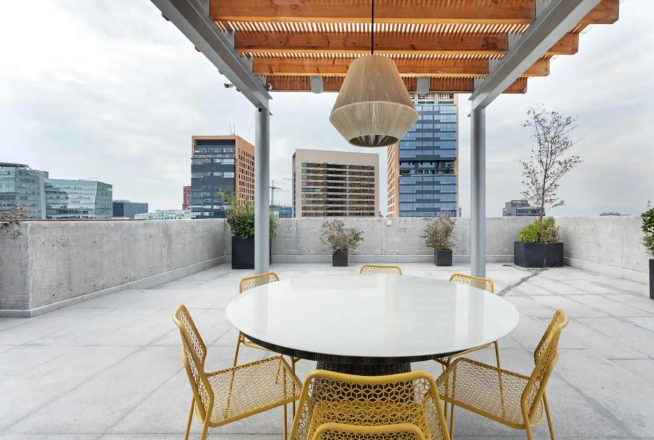 Departamento Mexicano En Polanco. Pool - Gym - Parking 墨西哥城 外观 照片