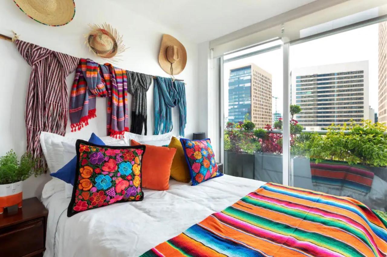 Departamento Mexicano En Polanco. Pool - Gym - Parking 墨西哥城 外观 照片